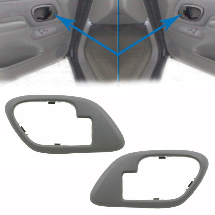 For Chevrolet C1500 Pickup 1996-1999 1 Pair Car Door Interior Door Handle Bezel 15708080 - In Car by buy2fix | Online Shopping UK | buy2fix