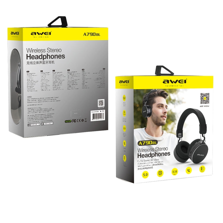 awei A790BL Wireless Stereo Headphones - Apple Accessories by awei | Online Shopping UK | buy2fix