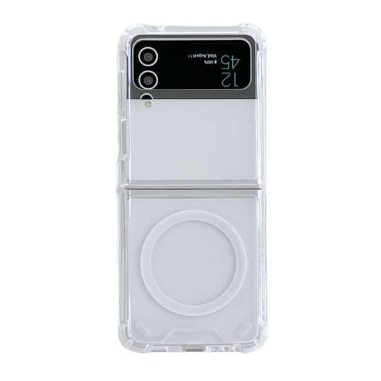 For Samsung Galaxy Z Flip3 5G Magsafe Magnetic Transparent Shockproof Phone Case