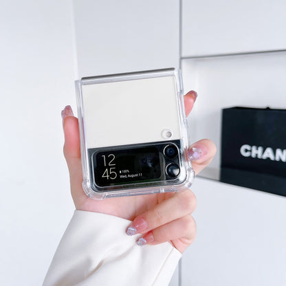 For Samsung Galaxy Z Flip3 5G Magsafe Magnetic Transparent Shockproof Phone Case by buy2fix