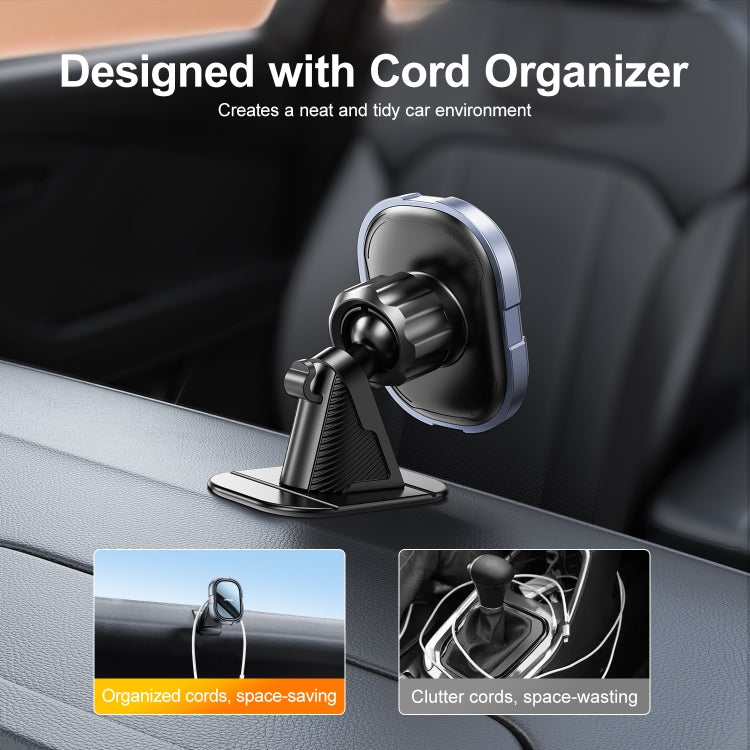 JOYROOM JR-ZS311 Super Stable Dashboard Magnetic Phone Car Mount(Space Grey) - In Car by JOYROOM | Online Shopping UK | buy2fix