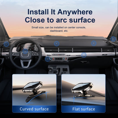 JOYROOM JR-ZS314 Runway Magnetic Car Dashboard Phone Mount(Dark Grey) - In Car by JOYROOM | Online Shopping UK | buy2fix