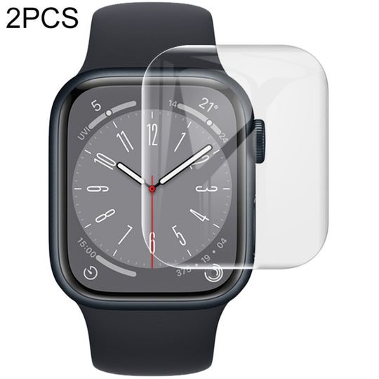 For Apple Watch Series 7/8/9 41mm 2pcs imak Curved Full Screen Hydrogel Film Protector