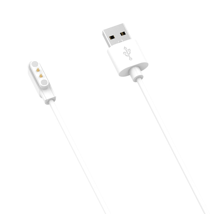 For Realme TechLife Watch Watch Magnetic Charging Cable Length: 1.2m(White) - Smart Wear by buy2fix | Online Shopping UK | buy2fix