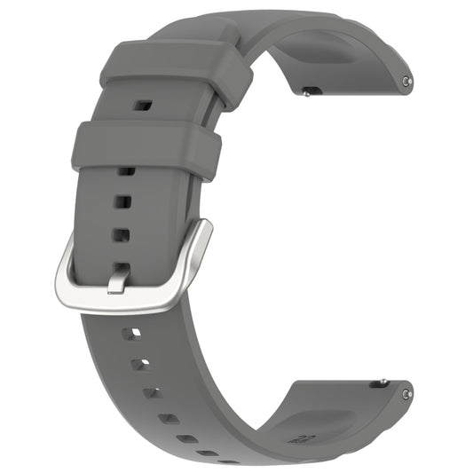 For Amazfit GTR 4 22mm Silicone Watch Band(Dark Grey) by buy2fix
