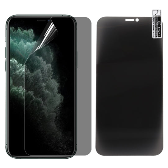 For iPhone 11 Pro / XS 0.1mm 2.5D Full Cover Anti-spy Screen Protector Explosion-proof Hydrogel Film
