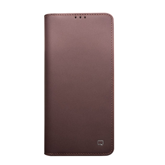 For Samsung Galaxy S21 5G QIALINO Classic Gen2 Genuine Leather Phone Case(Brown) by QIALINO