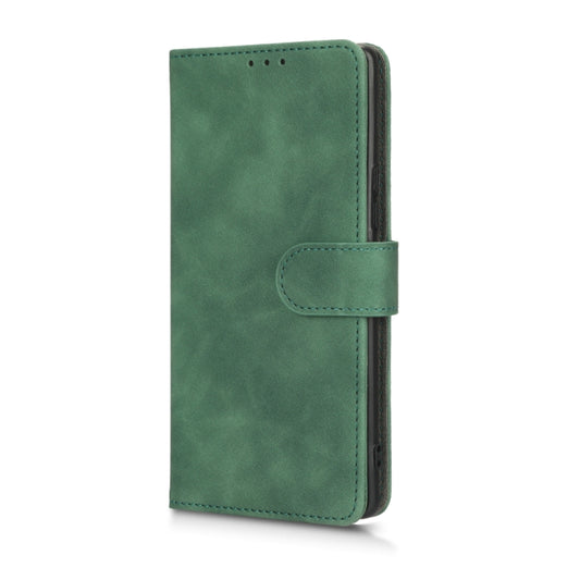 For Honor 70 5G Skin Feel Magnetic Flip Leather Phone Case(Green) by buy2fix