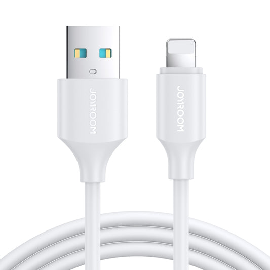 JOYROOM S-UL012A9 2.4A USB to 8 Pin Fast Charging Data Cable, Length:2m(White) - Normal Style Cable by JOYROOM | Online Shopping UK | buy2fix