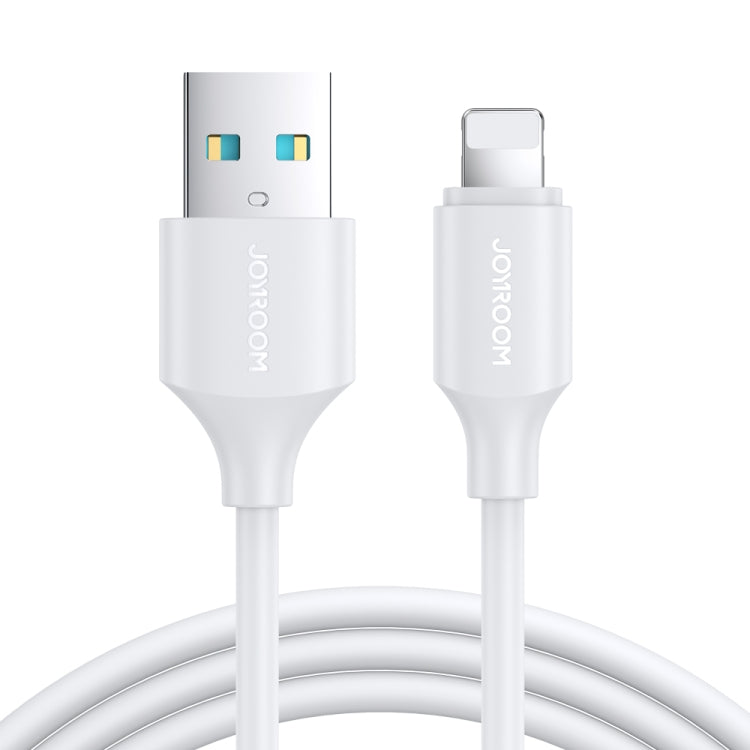 JOYROOM S-UL012A9 2.4A USB to 8 Pin Fast Charging Data Cable, Length:0.25m(White) - Normal Style Cable by JOYROOM | Online Shopping UK | buy2fix
