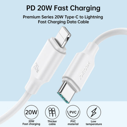 JOYROOM S-CL020A9 20W USB-C/Type-C to 8 Pin Fast Charging Data Cable, Length:2m(Black) - 2 in 1 Cable by JOYROOM | Online Shopping UK | buy2fix
