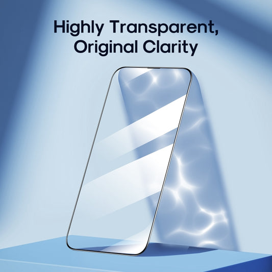 For iPhone 14 Plus JOYROOM JR-H03 2.5D Screen Printing Full Screen Black Edge Tempered Glass Film by JOYROOM