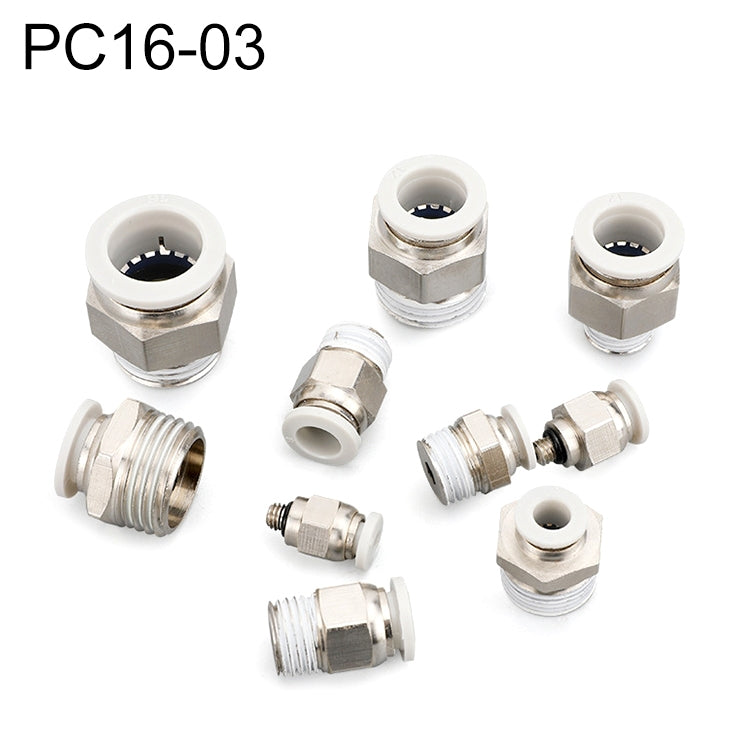 LAIZE PC16-03 Straight Pneumatic Quick Fitting Connector – Buy2fix
