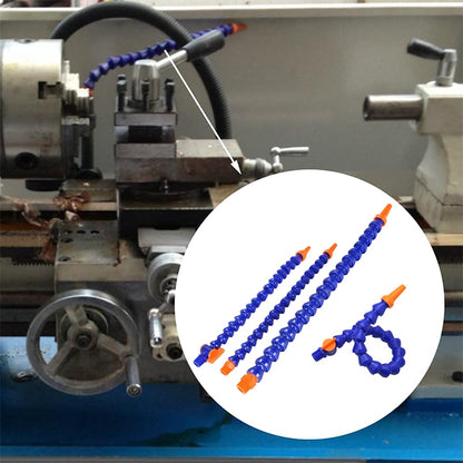 3/8 inch 60cm Adjustable Plastic Flexible Water Oil Cooling Hose Without Switch by buy2fix