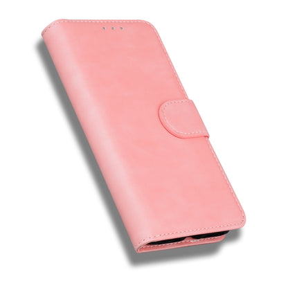 For Samsung Galaxy A04/M13 5G Skin Feel Pure Color Flip Leather Phone Case(Pink) by buy2fix