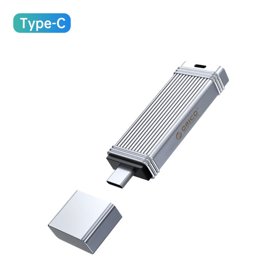 ORICO 128GB Type-C USB3.2 Gen1 USB Flash Drive, Read 260MB/s, Write 50MB/s (Silver) - USB Flash Drives by ORICO | Online Shopping UK | buy2fix