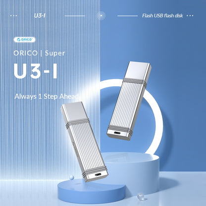 ORICO USB Flash Drive, Read: 100MB/s, Write: 50MB/s, Memory:64GB, Port:USB-A(Silver) - USB Flash Drives by ORICO | Online Shopping UK | buy2fix