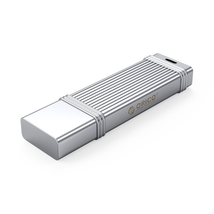 ORICO USB Flash Drive, Read: 100MB/s, Write: 50MB/s, Memory:128GB, Port:Type-C(Silver) - USB Flash Drives by ORICO | Online Shopping UK | buy2fix