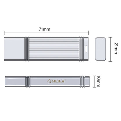 ORICO USB Solid State Flash Drive, Read: 520MB/s, Write: 450MB/s, Memory:512GB, Port:Type-C(Silver) - USB Flash Drives by ORICO | Online Shopping UK | buy2fix