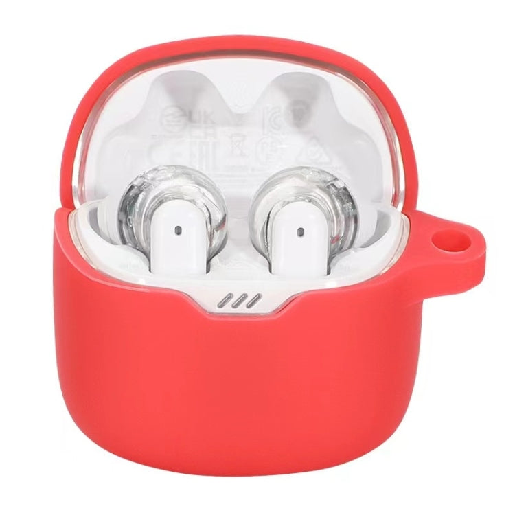 For JBL Tune Flex Earphone Silicone Protective Case(Red) - JBL Earphone Case by buy2fix | Online Shopping UK | buy2fix