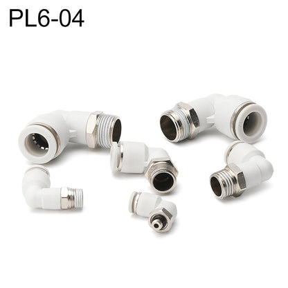 PL6-04 LAIZE PL Elbow Pneumatic Quick Fitting Connector -  by LAIZE | Online Shopping UK | buy2fix
