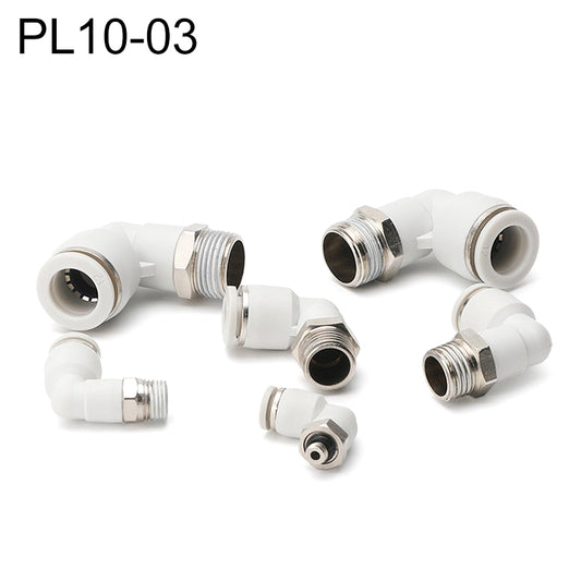 PL10-03 LAIZE PL Elbow Pneumatic Quick Fitting Connector -  by LAIZE | Online Shopping UK | buy2fix