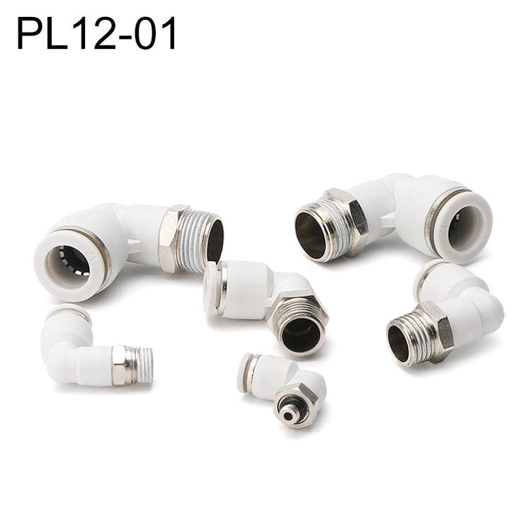 PL12-01 LAIZE PL Elbow Pneumatic Quick Fitting Connector -  by LAIZE | Online Shopping UK | buy2fix