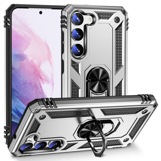 For Samsung Galaxy S23+ 5G Shockproof TPU + PC Phone Case(Silver) - Galaxy S23+ 5G Cases by buy2fix | Online Shopping UK | buy2fix