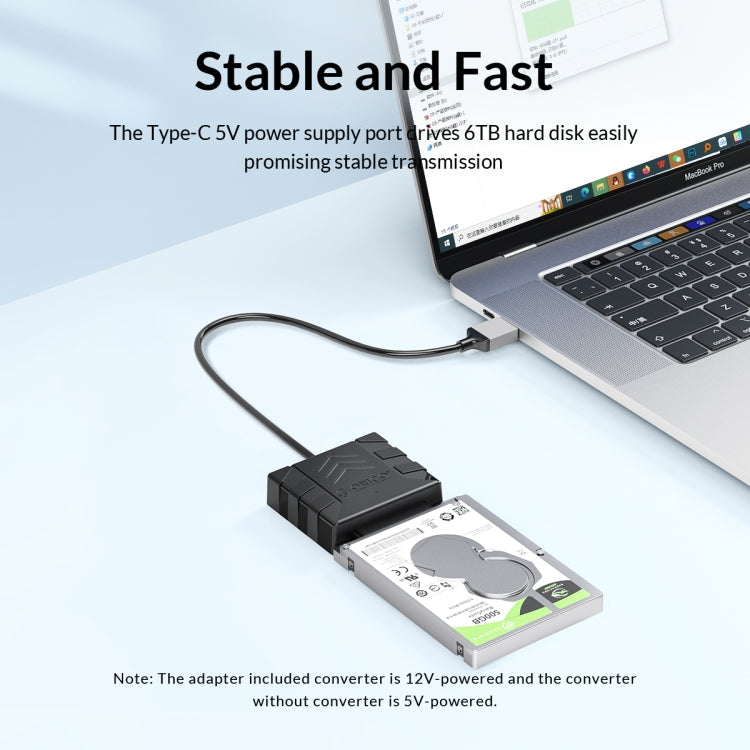 ORICO UTS1 USB 3.0 2.5-inch SATA HDD Adapter with Silicone Case, Cable Length:0.3m - USB to IDE / SATA by ORICO | Online Shopping UK | buy2fix