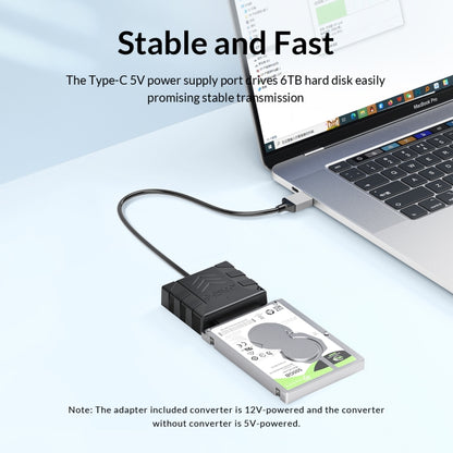 ORICO UTS1 USB 3.0 2.5-inch SATA HDD Adapter with 12V 2A Power Adapter, Cable Length:0.5m(US Plug) - USB to IDE / SATA by ORICO | Online Shopping UK | buy2fix