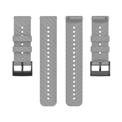 For Suunto 9 Lightning Silicone Watch Band(Grey) by buy2fix