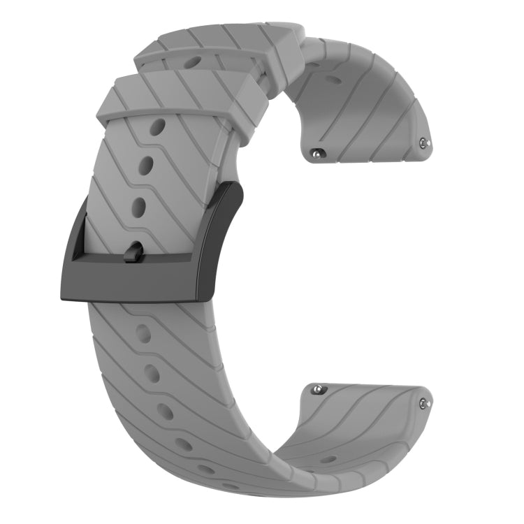 For Suunto 9 Lightning Silicone Watch Band(Grey) by buy2fix