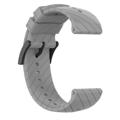 For Suunto 9 Lightning Silicone Watch Band(Grey) by buy2fix