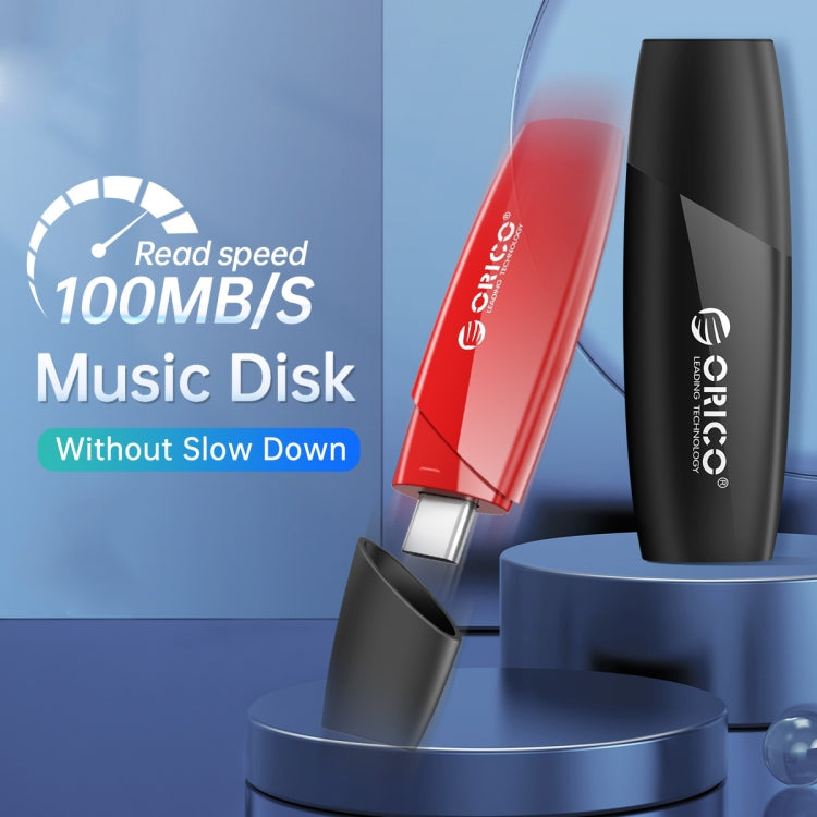 ORCIO USB3.0 U Disk Drive, Read: 100MB/s, Write: 15MB/s, Memory:32GB, Port:USB-A(Black) - USB Flash Drives by ORICO | Online Shopping UK | buy2fix