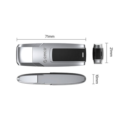 ORICO USB Flash Drive, Read: 100MB/s, Write: 50MB/s, Memory:32GB, Port:Type-C(Silver) - USB Flash Drives by ORICO | Online Shopping UK | buy2fix