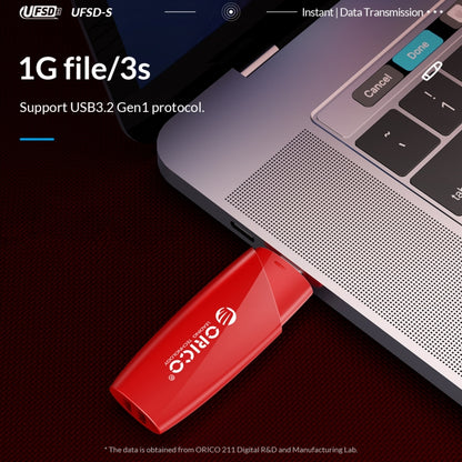 ORICO UFS Flash Drive, Read: 450MB/s, Write: 350MB/s, Memory:512GB, Port:USB-A(Black) - USB Flash Drives by ORICO | Online Shopping UK | buy2fix