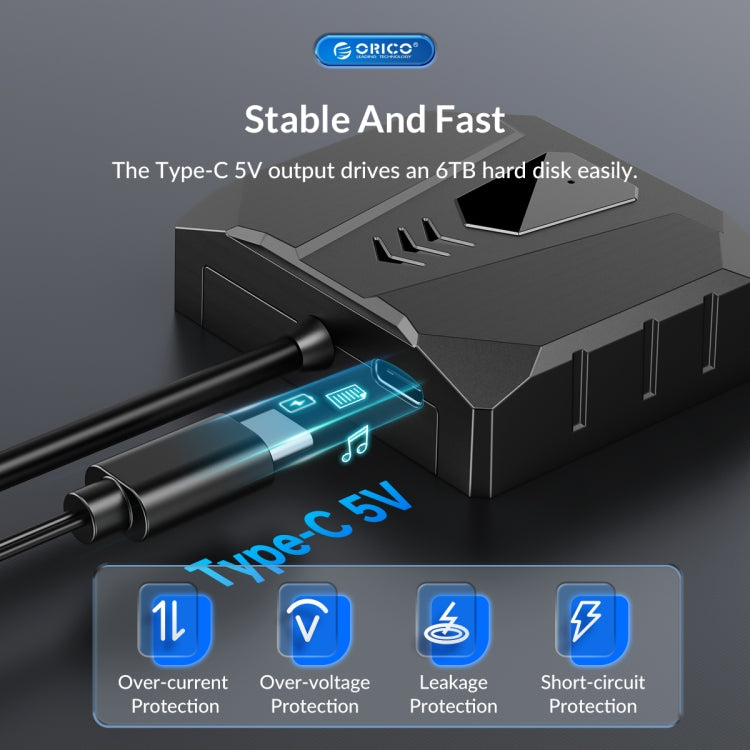 ORICO UTS2 USB 2.0 2.5-inch SATA HDD Adapter, Cable Length:0.5m - USB to IDE / SATA by ORICO | Online Shopping UK | buy2fix