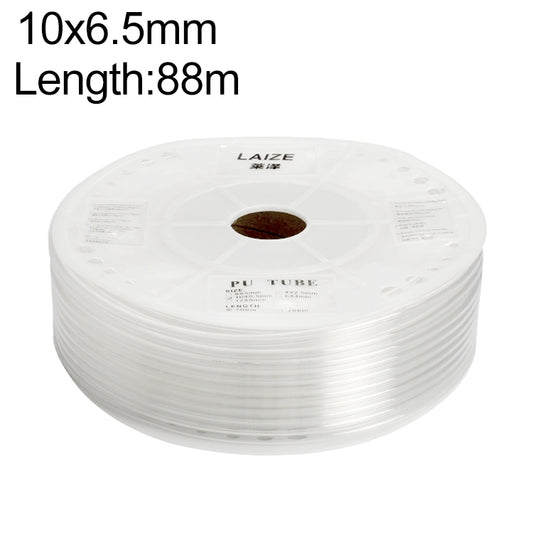 LAIZE Pneumatic Compressor Air Flexible PU Tube, Specification:10x6.5mm, 88m(Transparent) -  by LAIZE | Online Shopping UK | buy2fix