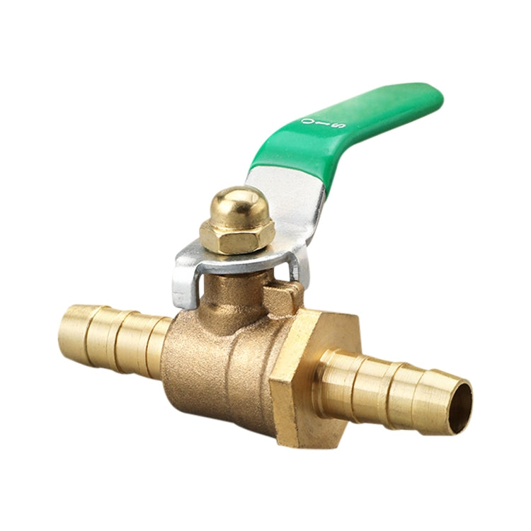 LAIZE Pneumatic Hose Barb Brass Shutoff Ball Valve, Specification:Thickened 10mm -  by LAIZE | Online Shopping UK | buy2fix