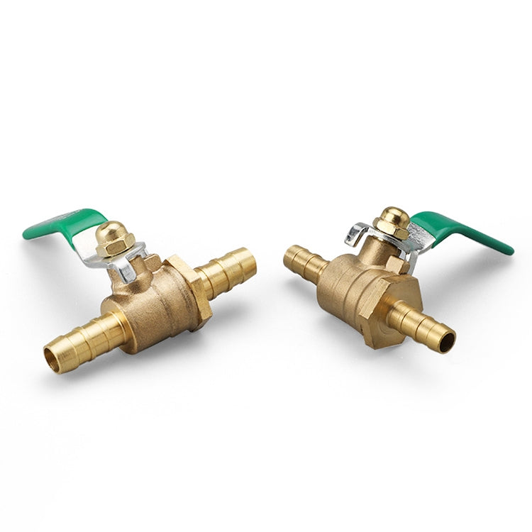 LAIZE Pneumatic Hose Barb Brass Shutoff Ball Valve, Specification:Thickened 10mm -  by LAIZE | Online Shopping UK | buy2fix