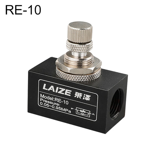 LAIZE Pneumatic Speed Regulating One-way Throttle Valve, Specification:RE-10 DN10mm -  by LAIZE | Online Shopping UK | buy2fix