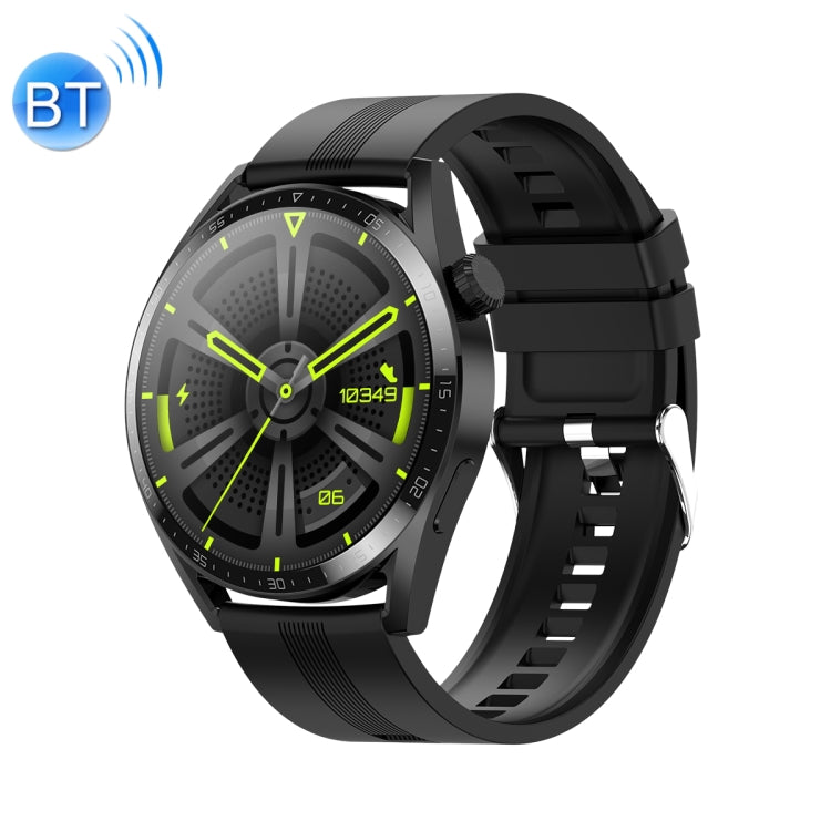 Ochstin 5HK3 Plus 1.36 inch Round Screen Bluetooth Smart Watch, Strap:Silicone(Black) - Smart Wear by OCHSTIN | Online Shopping UK | buy2fix