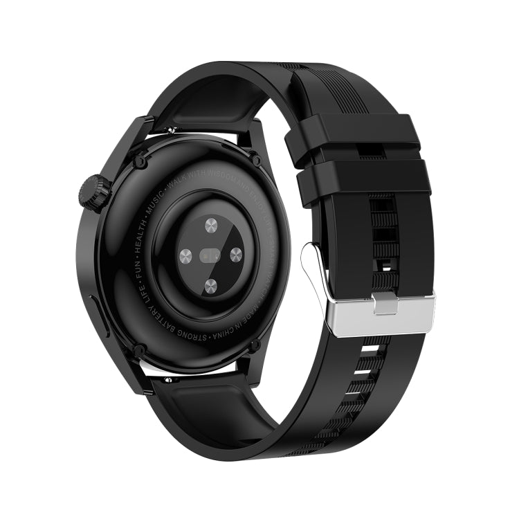 Ochstin 5HK3 Plus 1.36 inch Round Screen Bluetooth Smart Watch, Strap:Silicone(Black) - Smart Wear by OCHSTIN | Online Shopping UK | buy2fix