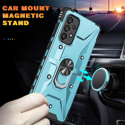 For Samsung Galaxy A13 4G / 5G / A23 Ring Holder Phone Case(Grey) by buy2fix