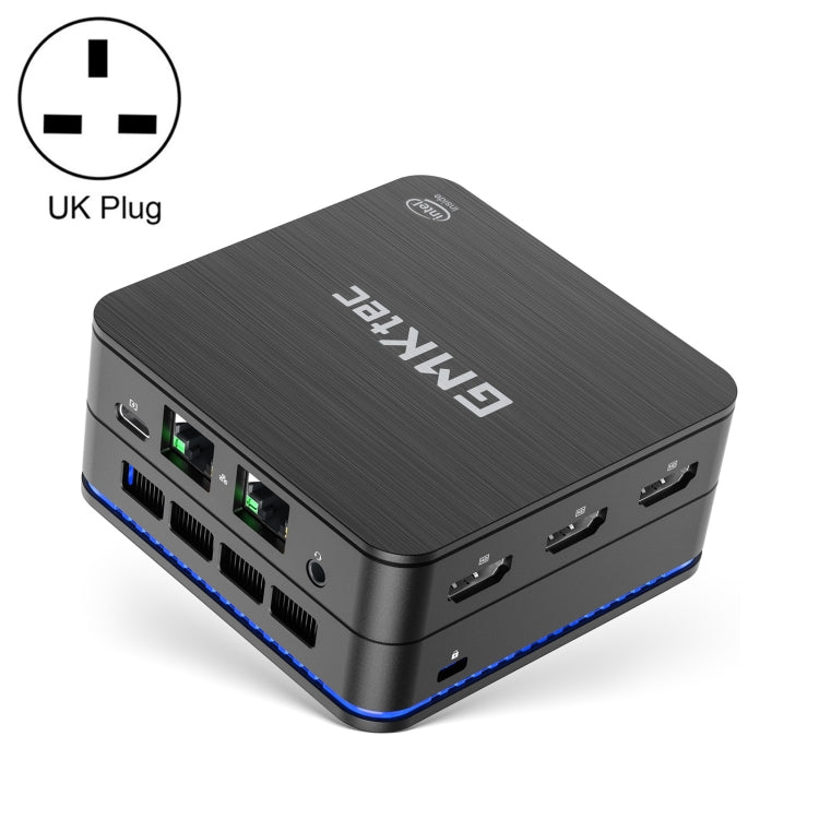 GMK KB7 Windows 11 Pro Mini PC, 16GB+512G, Intel Pentium Silver N6005 Quad Core, Support WiFi & BT(UK Plug) - Windows Mini PCs by GMKtec | Online Shopping UK | buy2fix