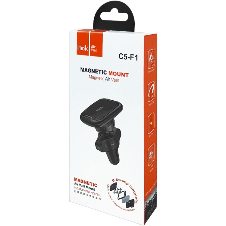 IMAK C5-F1 Magnetic Air Outlet Car Holder(Black) - In Car by imak | Online Shopping UK | buy2fix