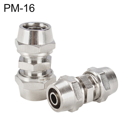 PM-16 LAIZE Nickel Plated Copper Straight Pneumatic Quick Connector -  by LAIZE | Online Shopping UK | buy2fix