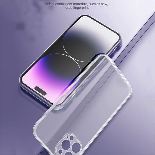 For iPhone 14 SULADA Frosted Series Shockproof TPU Protective Case(Transparent) by SULADA