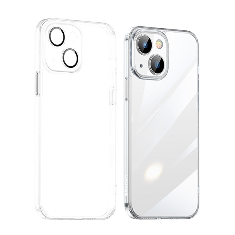 For iPhone 14 Plus SULADA Crystal Steel Series TPU Transparent Phone Case(Transparent) by SULADA