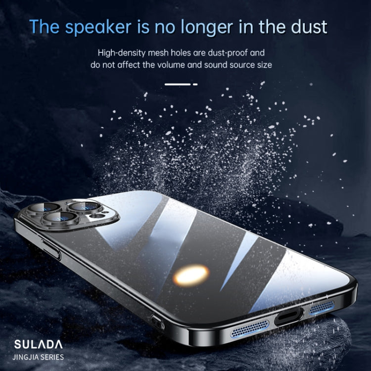 For iPhone 14 SULADA Hard PC Shockproof Phone Case(Silver) - iPhone 14 Cases by SULADA | Online Shopping UK | buy2fix